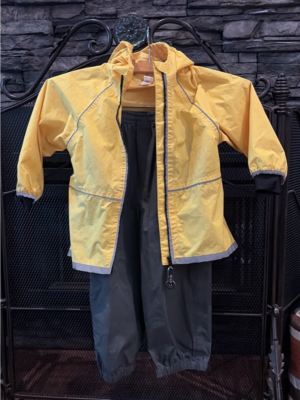 Kids Rain Suit Jacket and Pants Set